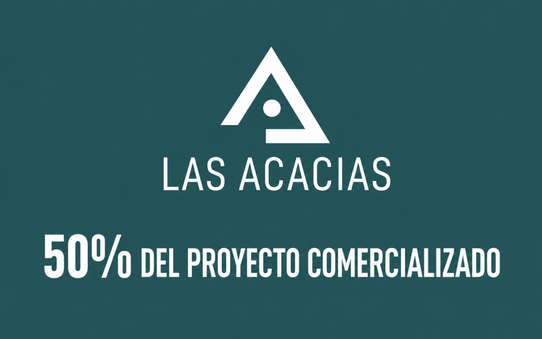50% de comercialización Residencial Las Acacias