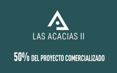 50% de comercialización Residencial Las Acacias II