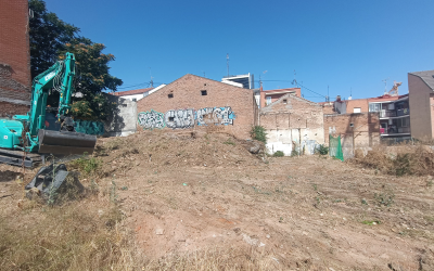 Inicio de obras en Residencial Los Olmos