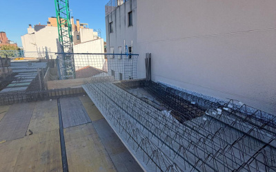 Trabajos de estructura en Residencial S70 y Pinos Garden